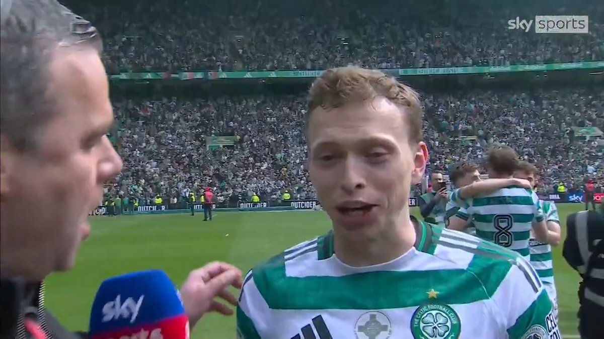 🗣️ “It’s the greatest league win of all time. There’s something about this club. Never count us out.” Alistair Johnston on once again being a Scottish Premiership champion 🍀