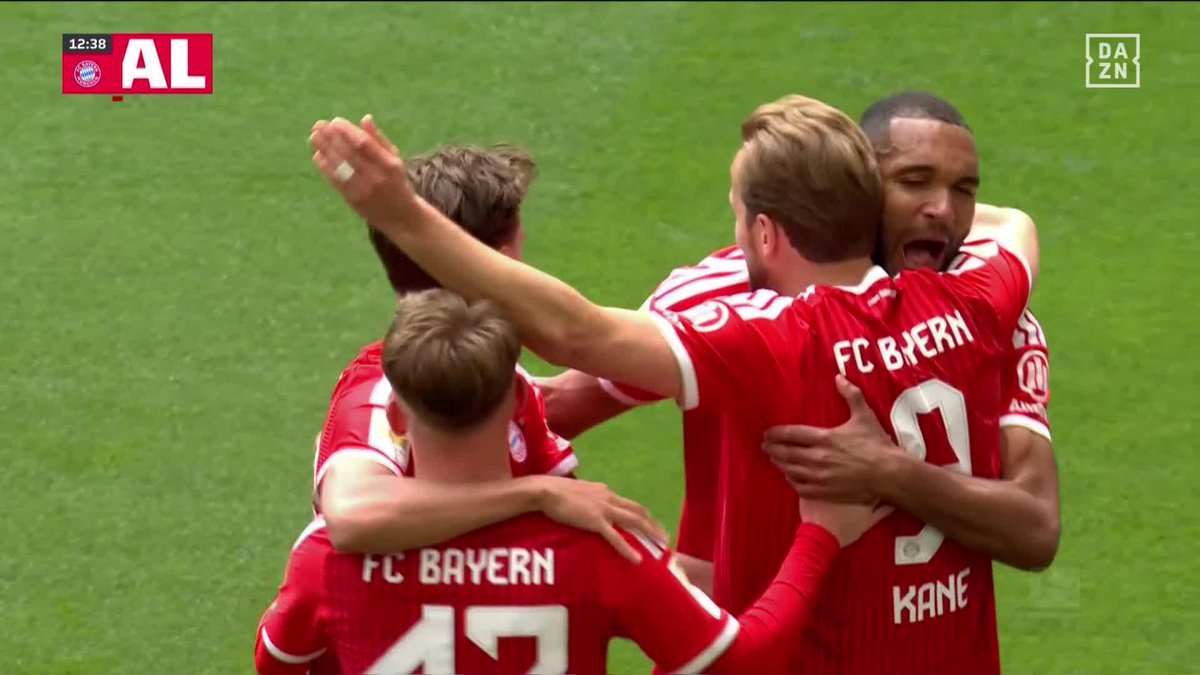 あっという間のドッペルパック⚽️⚽️ なんでもできちゃうハリー・ケイン ここまではもはやお約束🤝 🇩🇪ブンデスリーガ第34節 🆚バイエルン×ケルン 📺 #DAZN ライブ配信中 #ブンデスリーガ #だったらDAZN