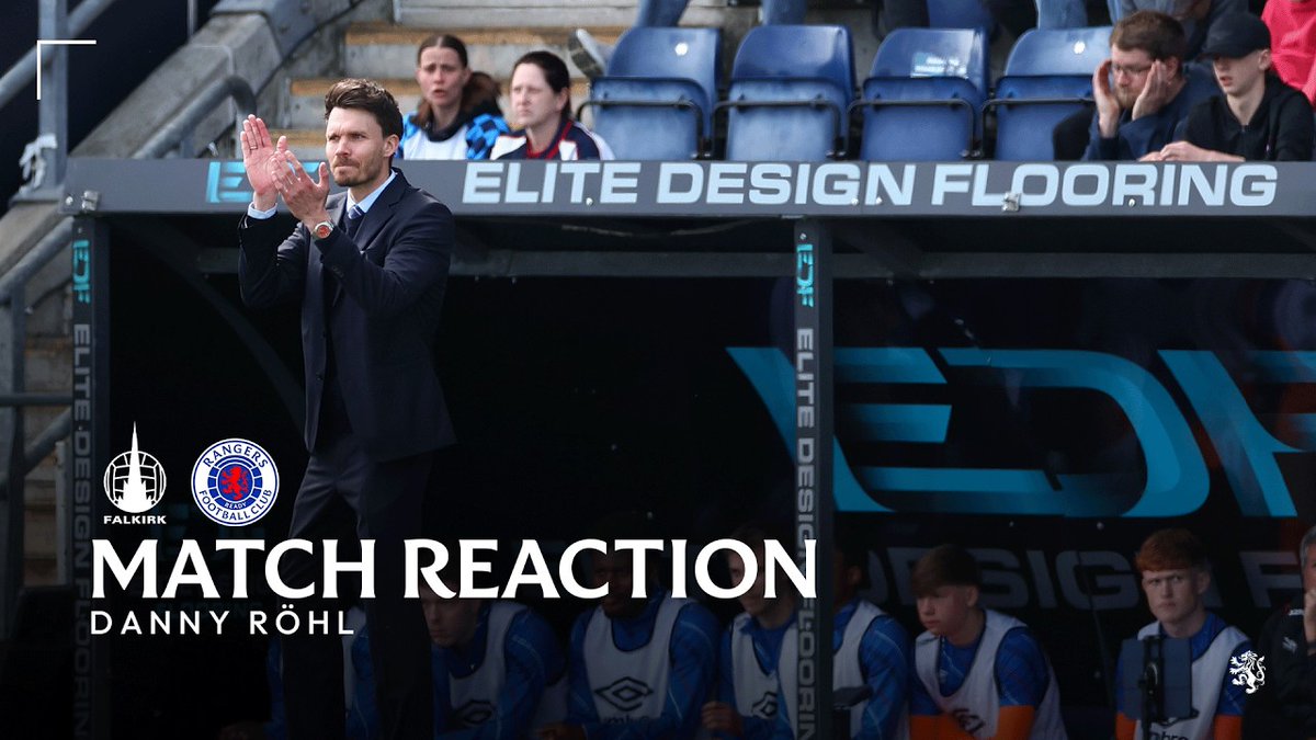 ๐๏ธ Danny Rรถhl spoke to RangersTV following today's win over Falkirk.