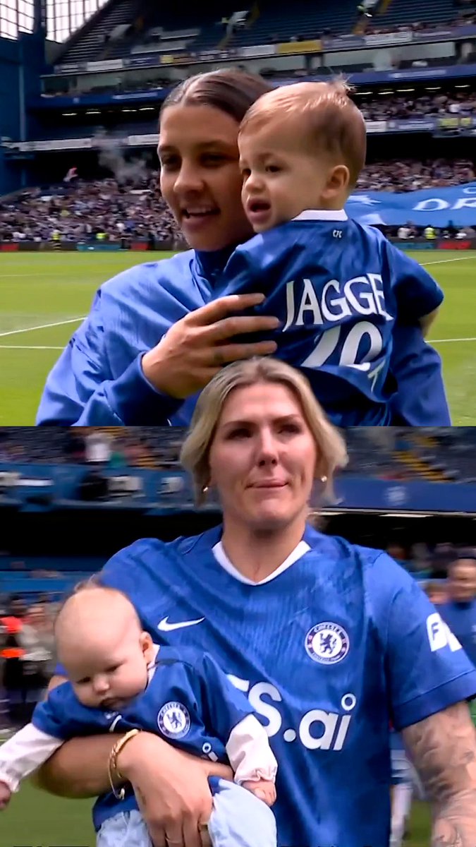 🥹🔵 El emotivo momento de la despedida de Millie Bright y Sam Kerr a la afición del Chelsea Women. Dicen adiós dos futbolistas que marcaron una época en la historia de las blues.