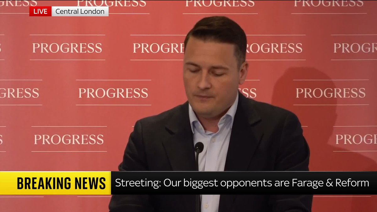 "We need a proper contest where all candidates can put their best foot forward." Former health secretary Wes Streeting has called for a 'battle of ideas, not personalities' in his first public address since leaving cabinet. 📺 Sky 501, Virgin 602