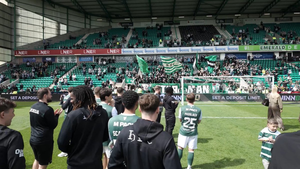 Thank you Hibees for your brilliant support this season! 👏 Enjoy the rest of your weekend 💚