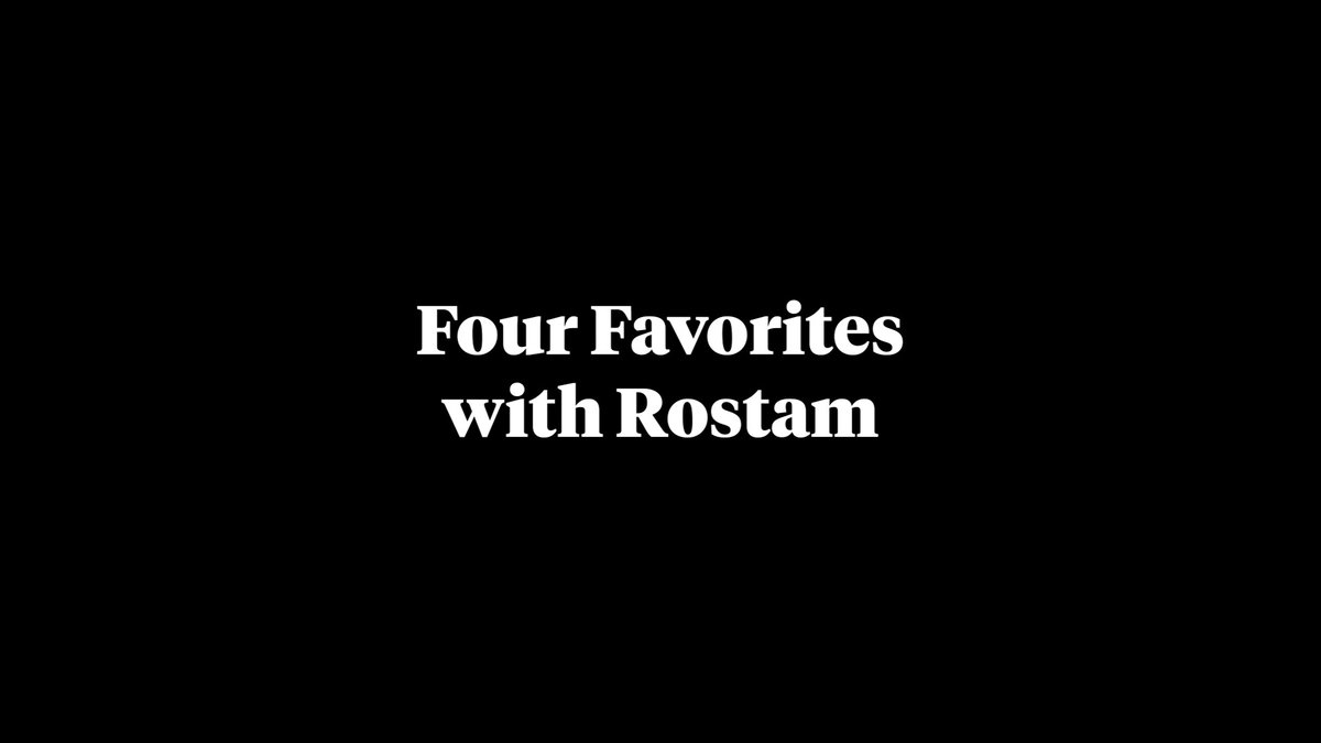 Four Favorites with Rostam 🎶 His new album, American Stories, is out now.