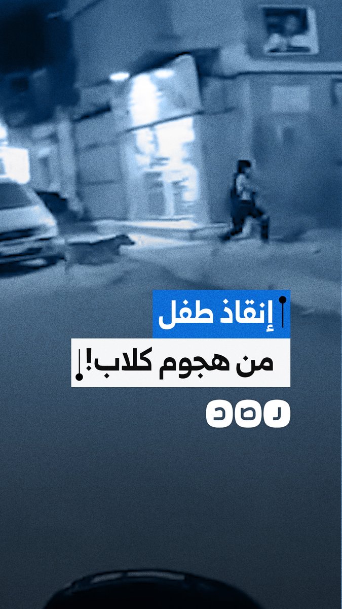 سائق "موتسكل" يتدخل في الوقت المناسب لإنقاذ طفل من هجوم كلاب ضالة