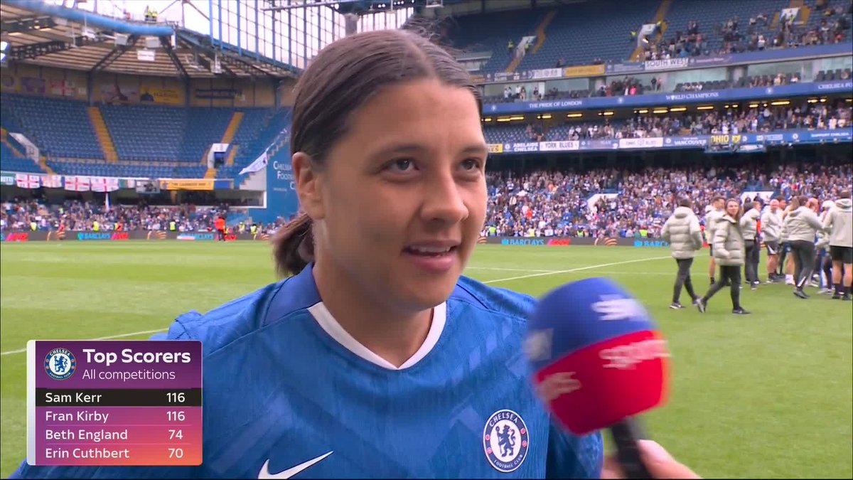"The biggest honour to play for this club" Sam Kerr reflects on her time at Chelsea 💙