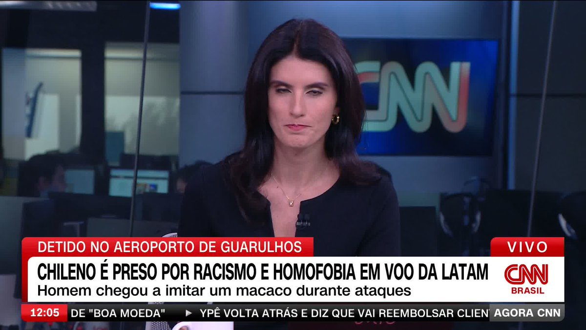Chileno é preso por racismo e homofobia em voo da Latam; assista #AgoraCNN