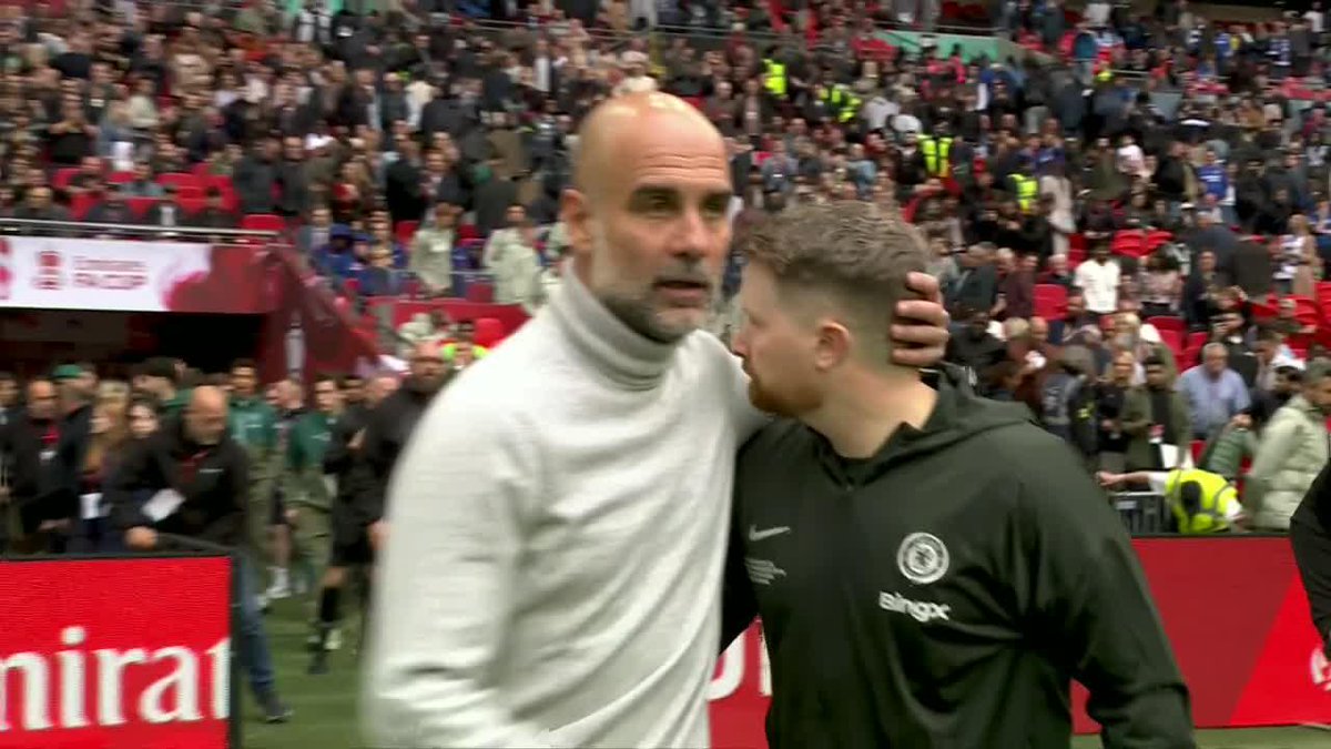 The moment Manchester City won the FA Cup 🏆👏