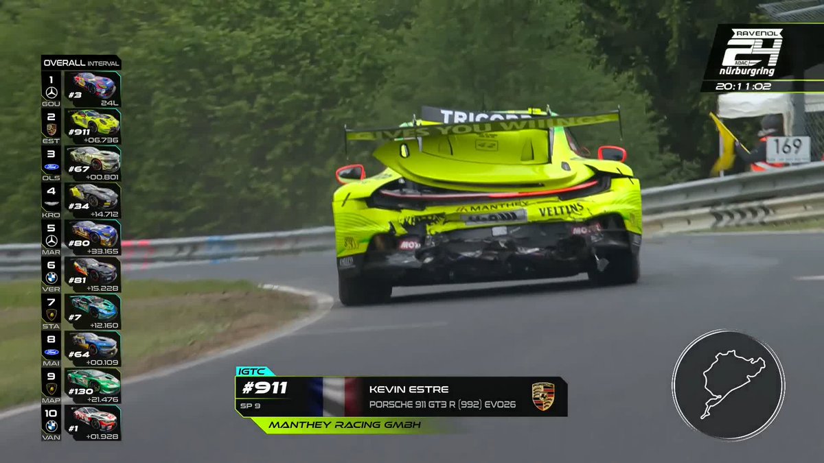 Grello's wait for win #8 goes on! ๐บ #IGTC | #24hNBR