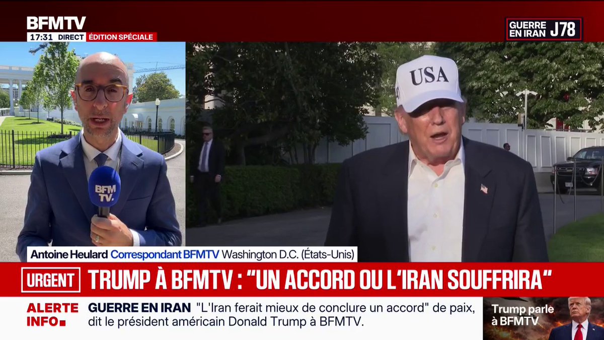 💬 "Ça faisait plusieurs semaines que je l'appelais, il a finalement décroché" ➡️ Notre correspondant aux États-Unis raconte les coulisses de son appel avec Donald Trump