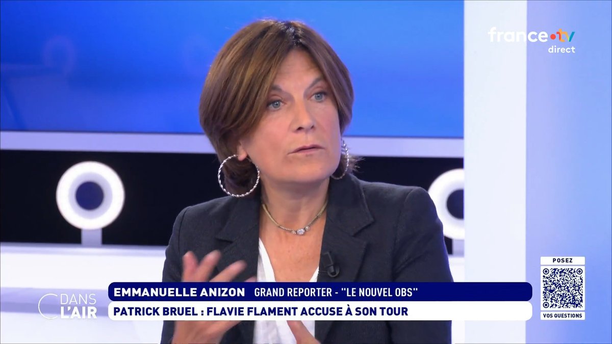 "Si on attend que la #justice fasse quelque chose, il ne se passe rien. On l'a compris depuis qu'on travaille sur ces questions. C'est parce qu'on enquête, sur Hamilton, sur #Depardieu, sur #Bruel, c'est parce qu'on en parle que le parquet ouvre des enquêtes et que la justice se met en route." emmanuelle anizon #cdanslair
