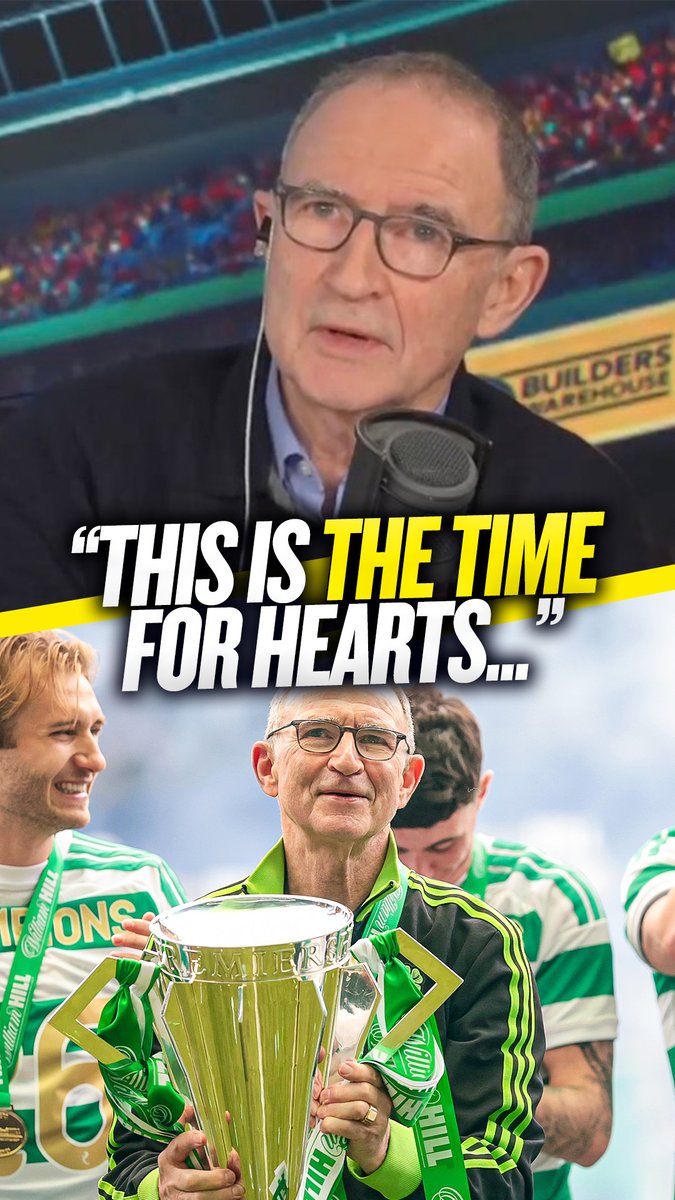 📆 October 2025: "This is the time for Hearts..." 📆 May 2026: 🏆✅ Life comes at you fast when you're Martin O'Neill! 🤣 Congrats Martin and #CelticFC! 👏