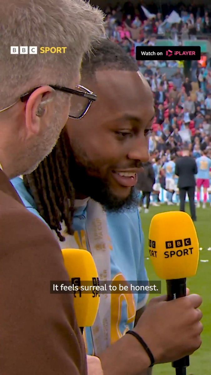 🗣 "It feels surreal to be honest!" It's been a magical day at Wembley for Antoine Semenyo 🤩