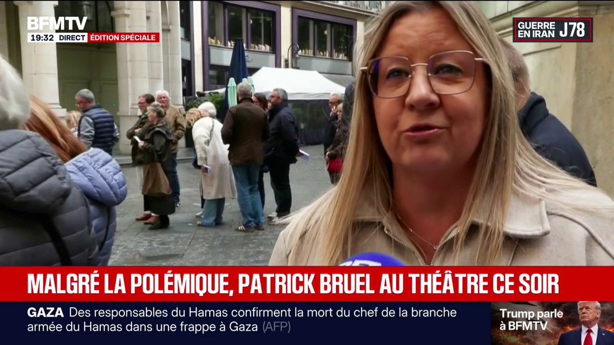 💬 "Je suis là pour le voir, pour le soutenir" ➡️ Malgré les plaintes pour violences sexuelles, Patrick Bruel continue de jouer au théâtre et d'attirer des spectateurs