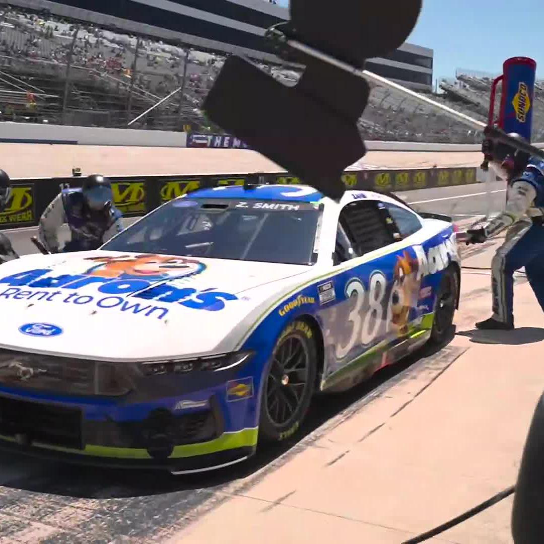 This pit stop is worth $100,000. 🤑