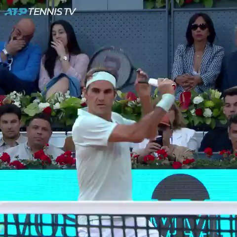 Los dropshots de Federer en polvo de ladrillo eran otra cosa
