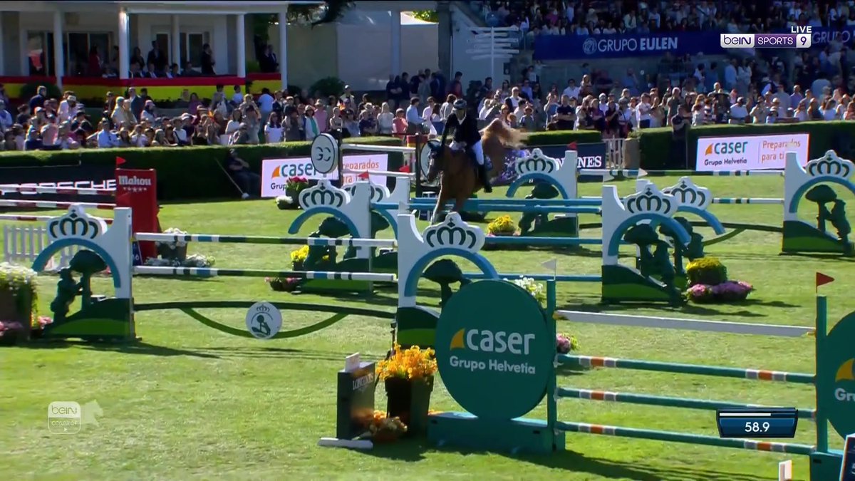 🏇🇪🇬 تأهل مستحق! نائل نصار يتأهل إلى جولة التمايز في بطولة غلوبال تور للفروسية - جولة مدريد 2026 🔥 أداء مميز للفارس المصري! 👏 #الفروسية