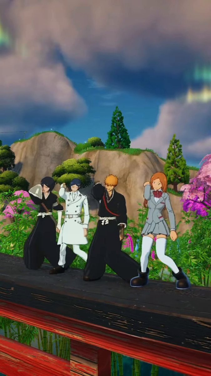 This is why I love being a BLEACH fan because what fandom is doing synchronized dances in Fortnite like us 😭