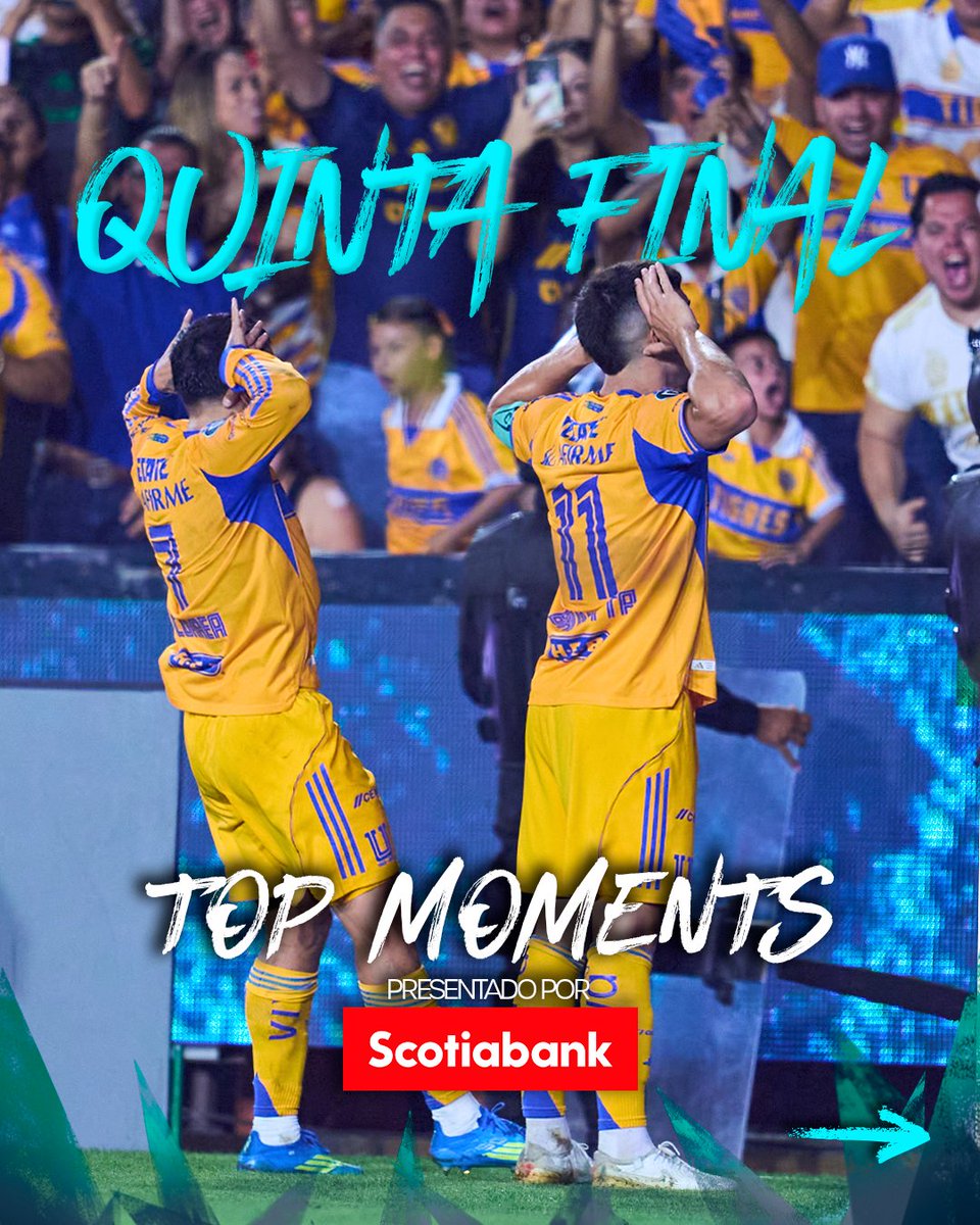 ¡Tigres jugará su 5ta Final igualando el récord de Rayados! 🔥 Momento 🔝 de la Concachampions Presentado por Scotiabank FC