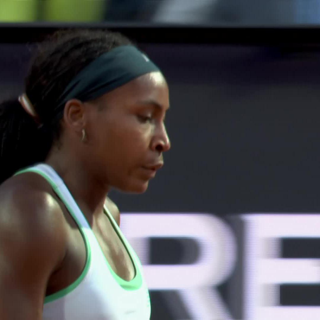 Could we see ANOTHER Coco comeback win? 😱 The Rome women’s championship match is heading to a decider 🍿 #IBI26