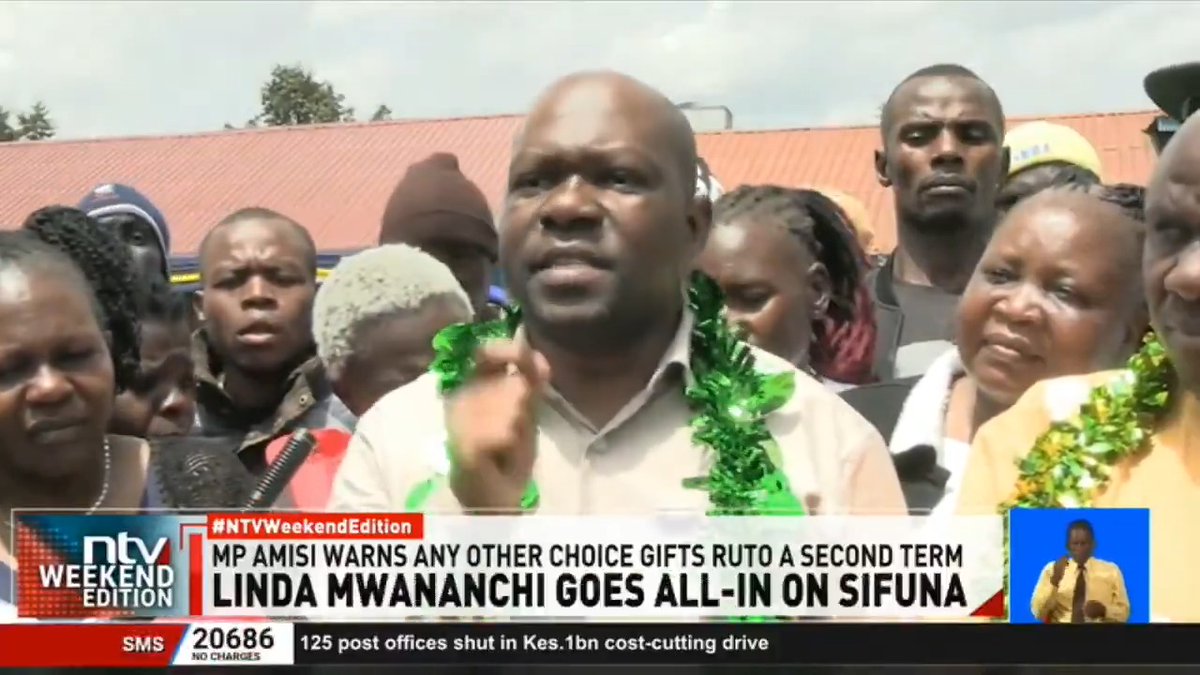 Caleb Amisi: It is Sifuna for president in 2027, not Gachagua The Linda Mwanaichi movement has drawn a hard line maintaining its Nairobi Senator Edwin Sifuna for president in 2027, or nothing. #NTVWeekendEdition Michelle Ngele-Odhiambo