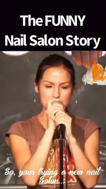 When the Nail Salon Reel Hits Right Before Your Appointment 😂💅” Sitting here at this new salon waiting for my nails… and Instagram serves me Anjelah Johnson’s classic ‘True Nail Salon Story’ 😂 I’m over here like… do I really want them to do my nails today?? Or should I just run for it? 😭 Who else has had that exact moment of doubt after seeing a nail salon skit? Drop your funniest salon stories below!