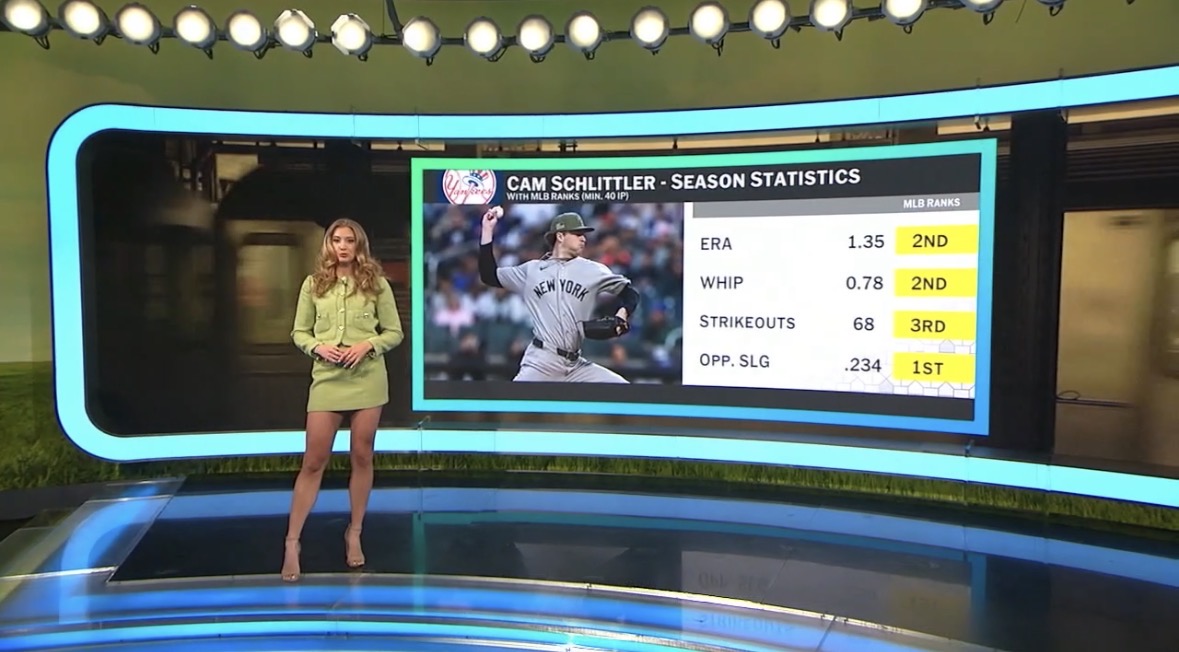 Cam Schlittler delivered another stellar performance for the New York Yankees in his 10th start of the season 😤 📺 #QuickPitch with Abby Labar