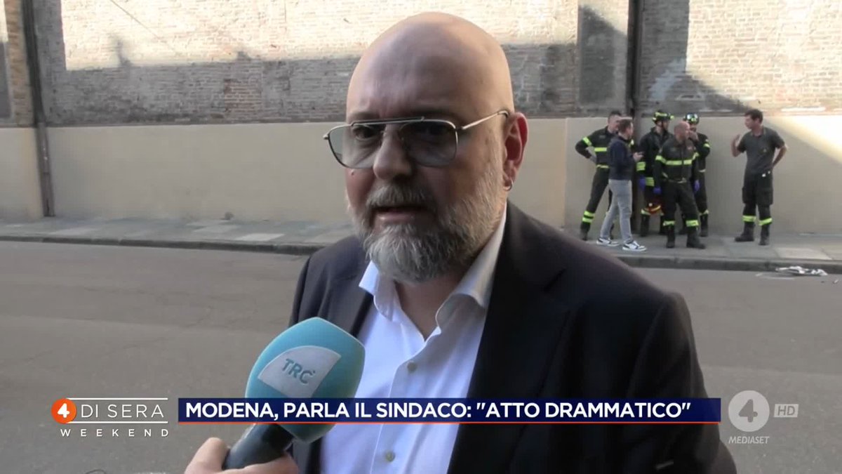 #Modena, parla il Sindaco Massimo Mezzetti: "Atto drammatico" #4disera Weekend