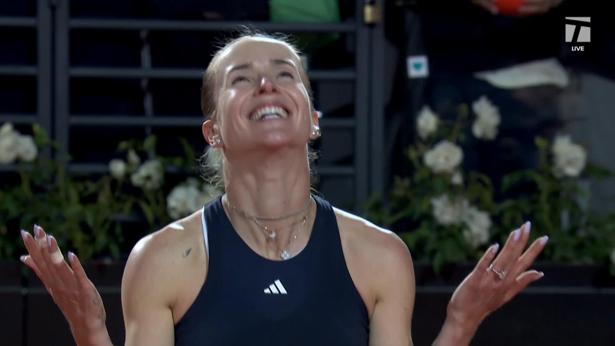 Nearly three hours later ‼️ What a victory for Elina Svitolina 👑 #IBI26