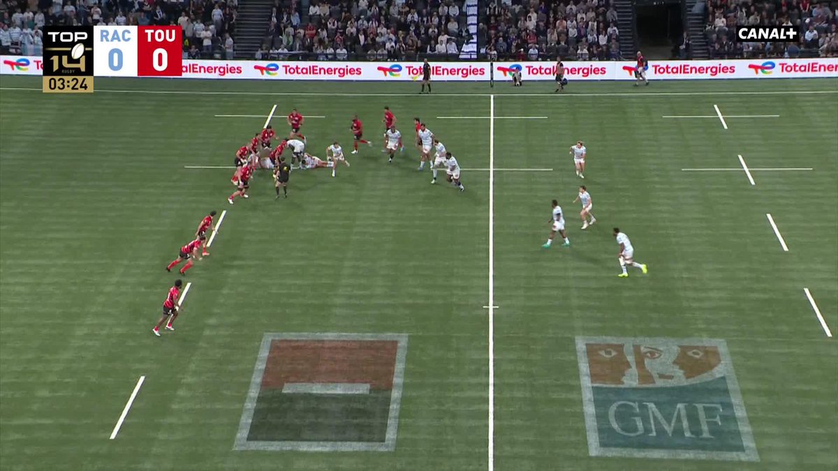 LA MAGNIFIQUE INTERCEPTION DE JAMINET POUR LE PREMIER ESSAI DE LA RECONTRE 🤯 Toulon ouvre le score face au Racing sur la pelouse de la Défense Arena 🔥 #R92RCT