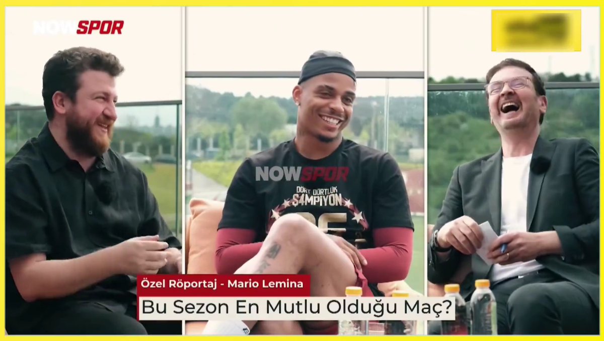 — Bu sezon seni en çok mutlu eden maç hangisiydi? (NOW) Lemina: "Fenerbahçe." — İlk Juventus maçı daha mı aşağıda? Lemina: "Fenerbahçe" — Liverpool maçında gol attın, o da mı değil? Lemina: "Fenerbahçe."