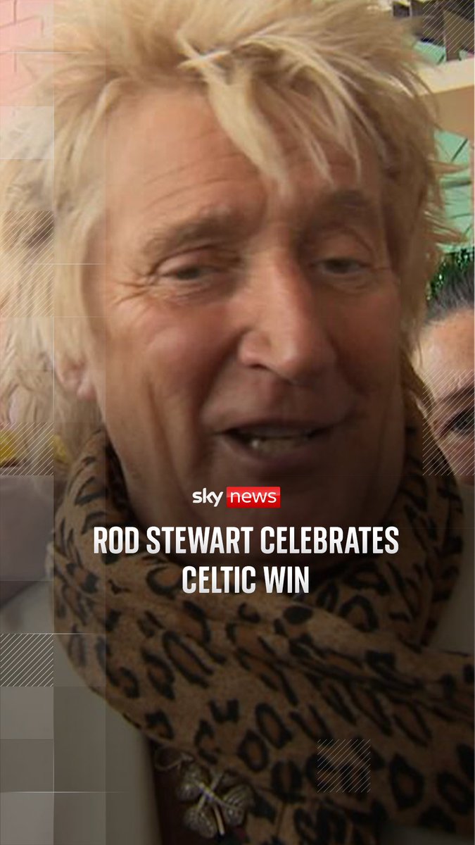 Rod Stewart speaks to Sky News as he celebrates Celtic FC's Scottish Premiership title win. The singer was in the crowd as Celtic beat Hearts 3-1, and he spoke to Sky's Rob Harris. Read more: