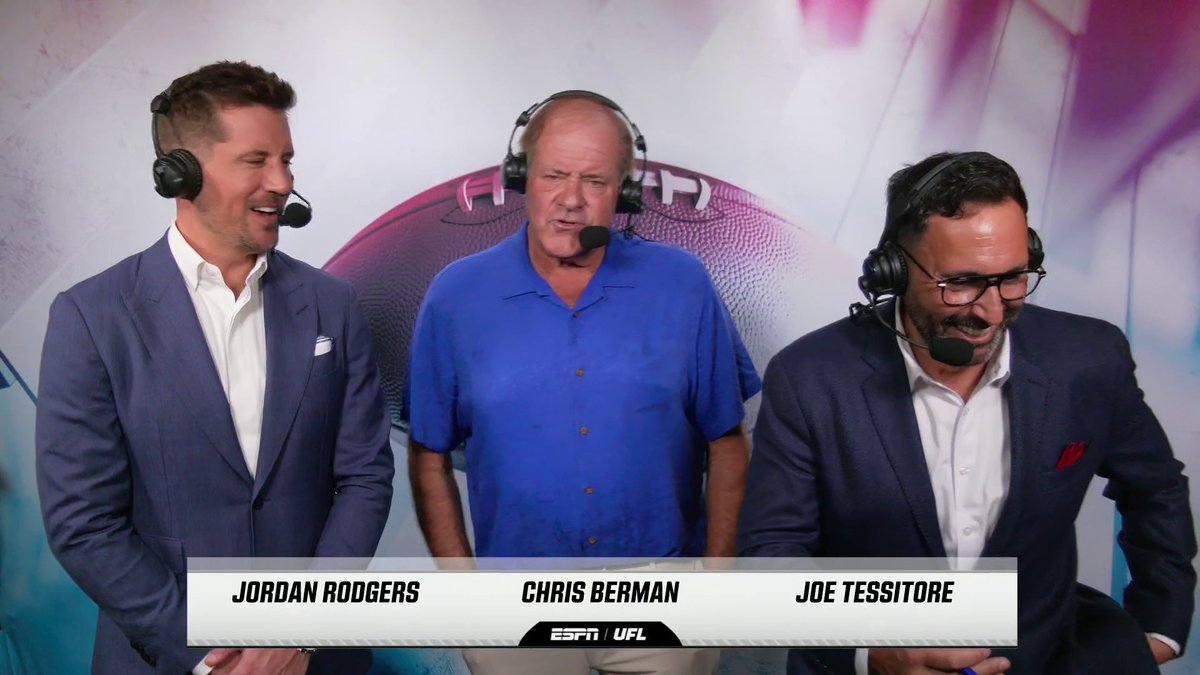 CHRIS BERMAN IN THE BOOTH 🗣️ Watch Gamblers-Battlehawks on ABC and the ESPN App 🍿