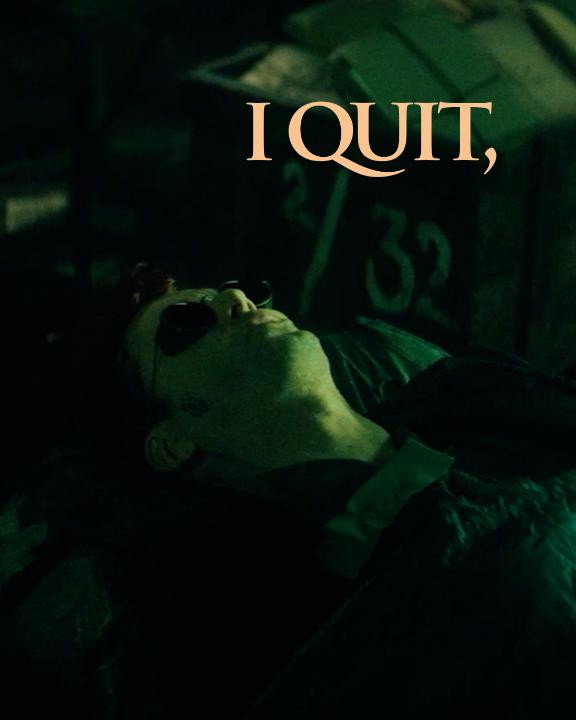 Consider this Crowley's formal resignation. 😈