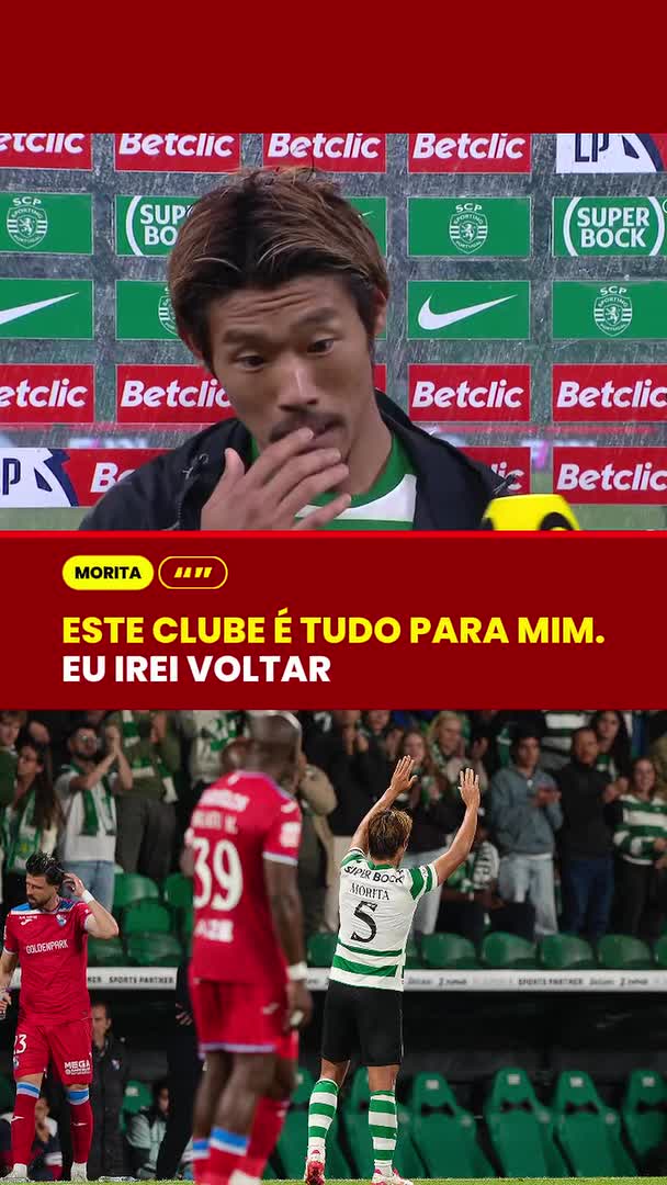 Morita promete voltar 🦁 #sporttvportugal #LIGAnaSPORTTV #LigaPortugalBetclic #SportingCP #GilVicenteFC