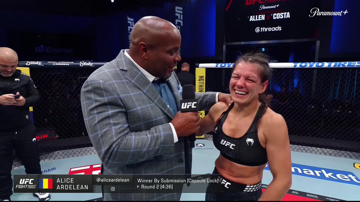 Alice Ardelean pulls off first capsule lock submission in UFC history... and she learned it on Instagram 🤯 📺 Paramount+
