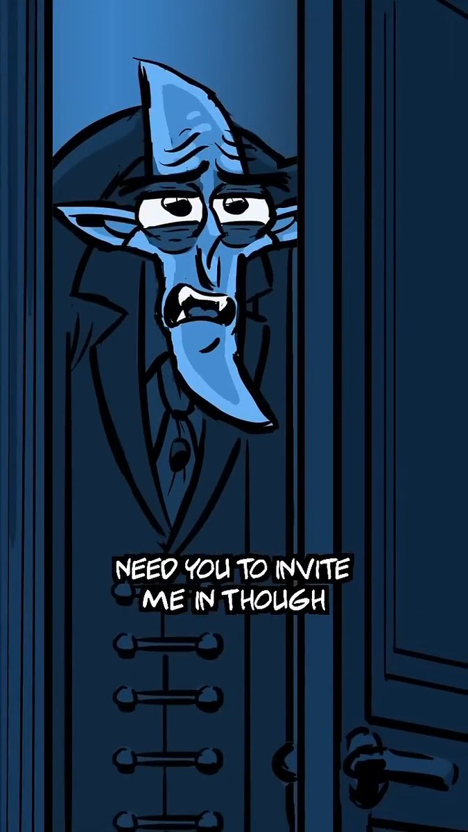VAMPIRE INVITED IN BUT INSTANT REGRET?!