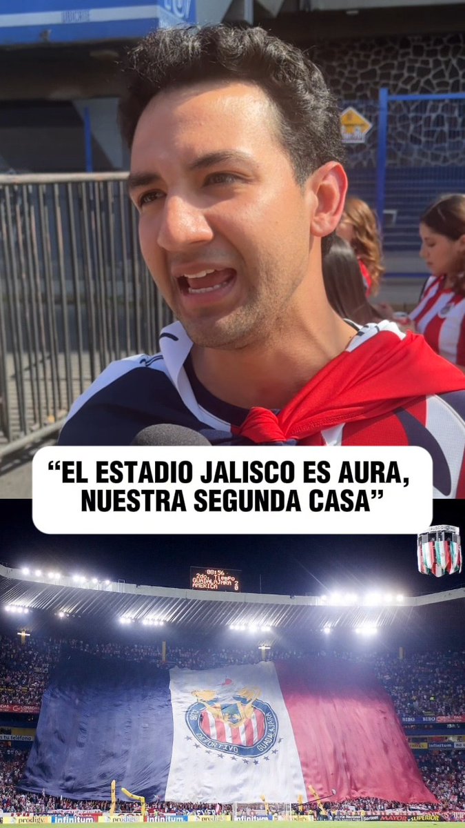 ¿CHIVAS NO PUEDE JUGAR EN EL AKRON? 🏟️ ❌ No importa para el Rebaño Sagrado 😎 El Estadio Jalisco es la segunda casa para los Chivahermanos 🐐