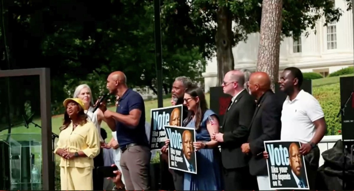 It’s not lost on me that we are here in Montgomery—the birthplace of the Civil Rights Movement. The fight for fair representation is still going. The South got something to say and they will hear us.