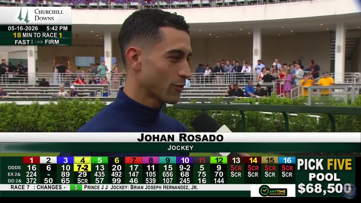 .Kaitlin Benson welcomes jockey Johan Rosado to Churchill Downs and his move to Kentucky. Johan Rosado shares how learned from his Hero and father along with Hall of Fame jockey Ramón Domínguez.