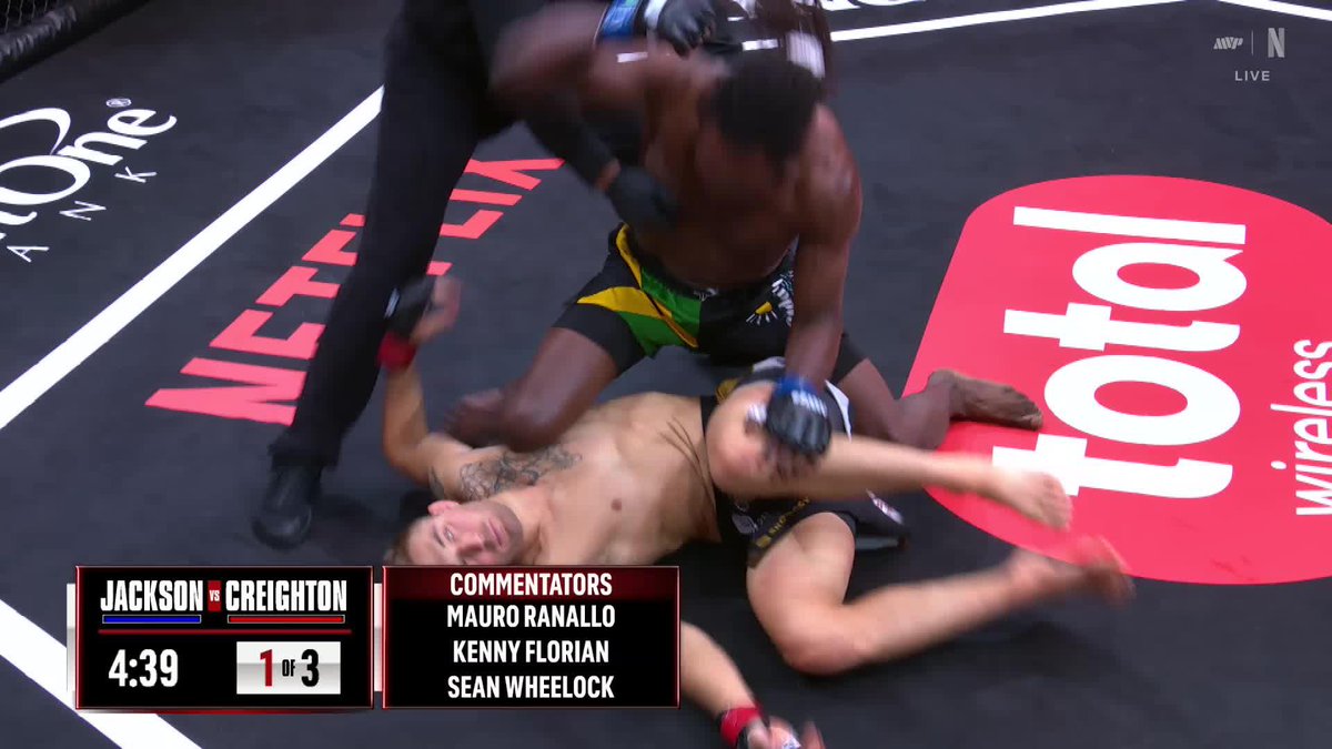 ‼️ JASON JACKSON KNOCKS OUT JEFF CREIGHTON IN 22 SECONDS 💥 Jackson is the only man to defeat Yaroslav Amosov in professional MMA. 🇯🇲🔥 🎥 MVP - Most Valuable Promotions #RouseyCarano