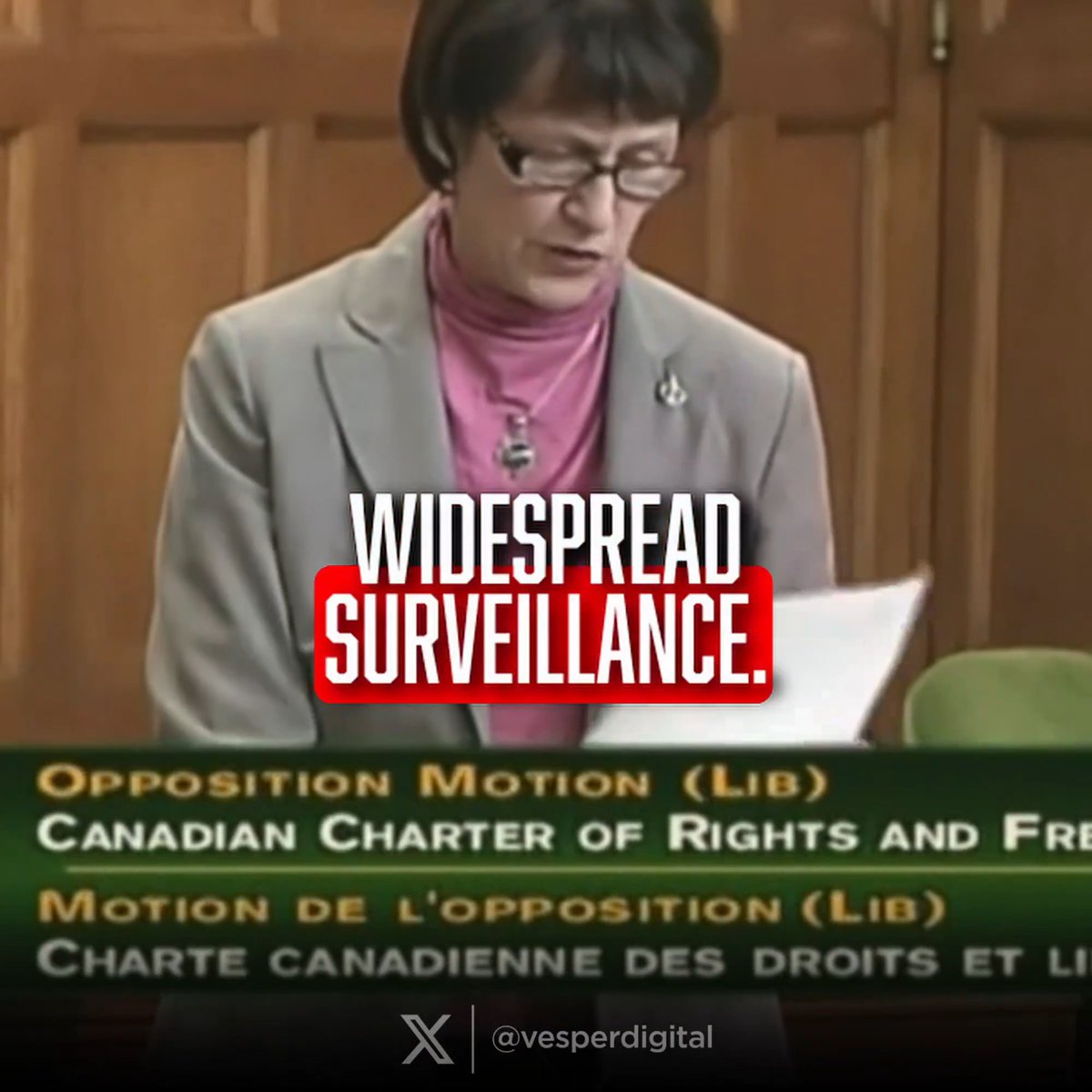 🚨MORE LIBERALS OPPOSING Bill C-22🚨 "National, Provincial security commissioners oppose the collection of data on citizens without a warrant. One of the commissioners said it TERRIFIES HER, is an encroachment on the rights and privacy of Canadians." Joyce Murray -Liberal Party