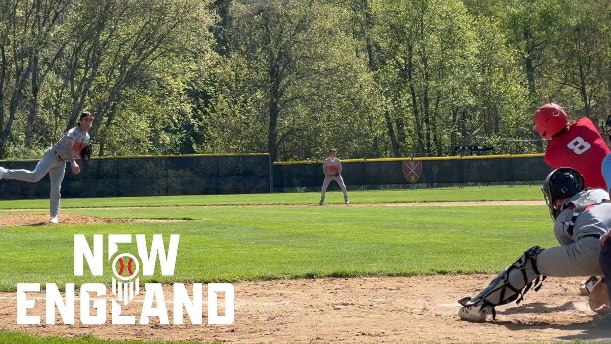 2026 RHP Kaiden McCarthy (Vermont Academy, VT) Tennessee Baseball commit FB: 94-96 T9️⃣8️⃣ CH: 85-86 SL: 86-87 CB: 80-81 Extremely athletic 17 year old RHP with a repeatable and sound delivery. Commands FB anywhere in the zone. Secondary offerings included a mid 80’s CH with tumbling arm side movement, a mid 80s slider and a low 80s curveball all with good control and deception. #MLBDraft | Kaiden McCarthy |Shooter Hunt | Dan Cevette | Brendan Ebert, M.S. | Jonah Wachter