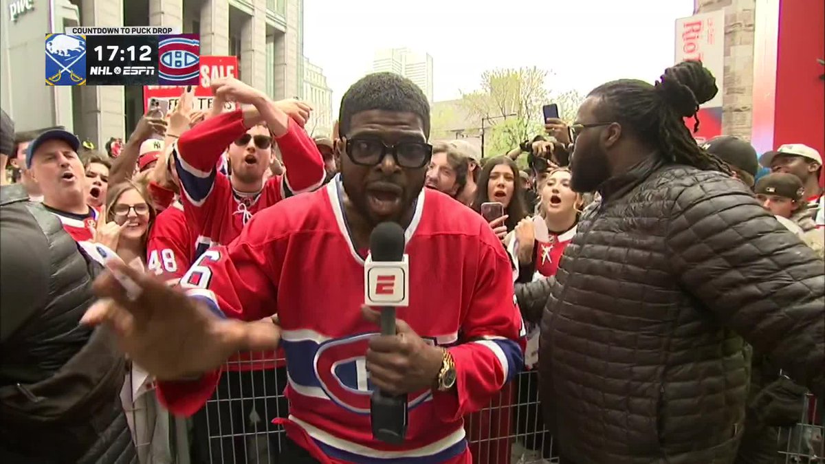 MONTREAL IS READY 🔥 Puck's about to drop for Sabres-Canadiens Game 6 on ABC and the ESPN App 🍿