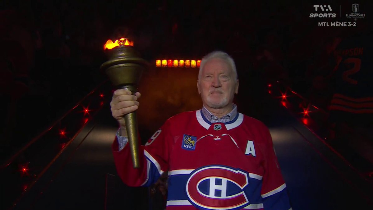 Larry Robinson enflamme le Centre Bell