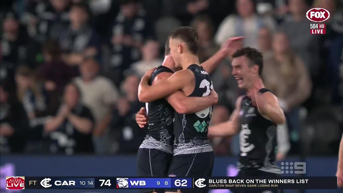 "It was just good for the long suffering Carlton fans to see this happen." 💙 The change in mindset that paved the way for the Blues win after a tough week. #9AFLSFS | Watch on 9 & 9Now 🖥️