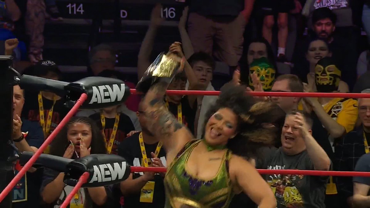 .Willow Nightingale has battled through every challenge and kept the TBS Title around her waist. With the Owen Hart Foundation Tournament on the horizon, can she retain once again tonight? Watch #AEWCollision LIVE on TNT + HBO Max