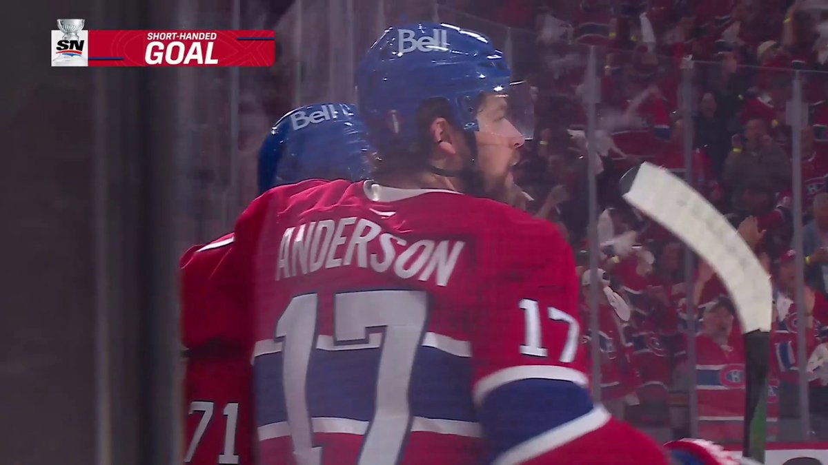 MONTREAL IS GOING CRAZY!! 😱 #StanleyCup 🇺🇸: ABC 🇨🇦: Sportsnet & TVA Sports