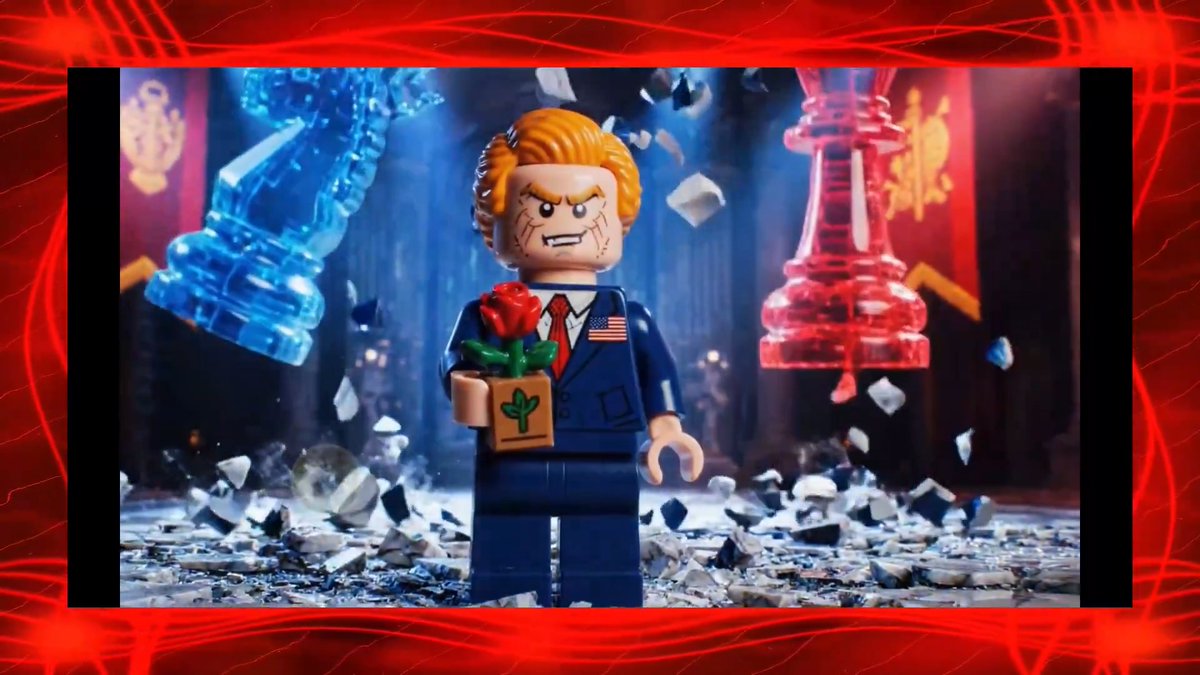 These videos just get better and better 😭😂🤣 TRUMP RETURNS From China With ROSE SEEDS 🌹 (LEGO Rap Story) via Lego Stories Music