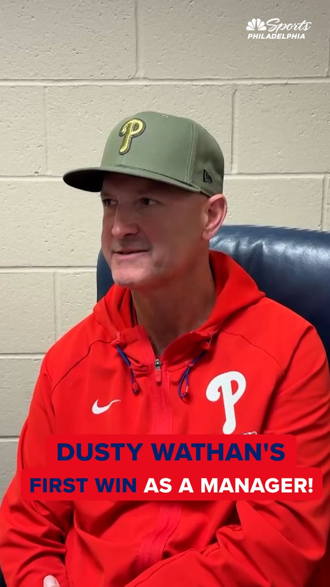 "Managing's really easy when you have really good players and they play well." Seems like Dusty Wathan had a smooth day managing while Don Mattingly was at his son's graduation.