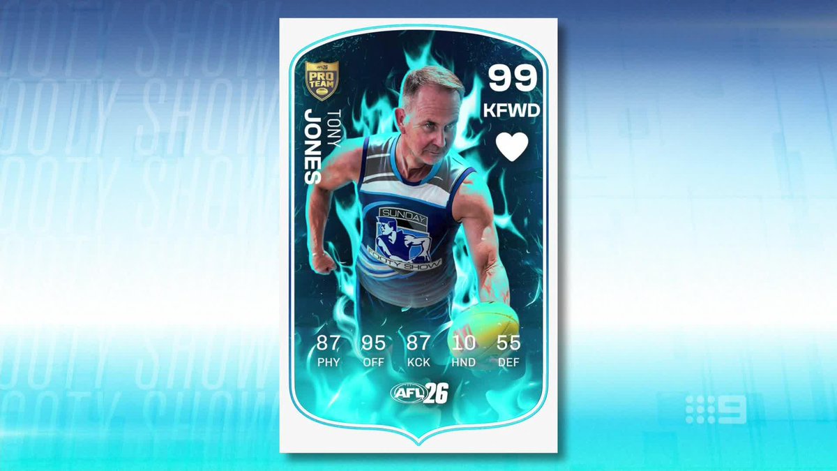 🚨 This is not a drill 🚨 It's what everyone has always wanted – FINALLY you can now play as TJ in AFL26 🙌 #9AFLSFS | Watch on 9 &amp; 9Now 🖥️